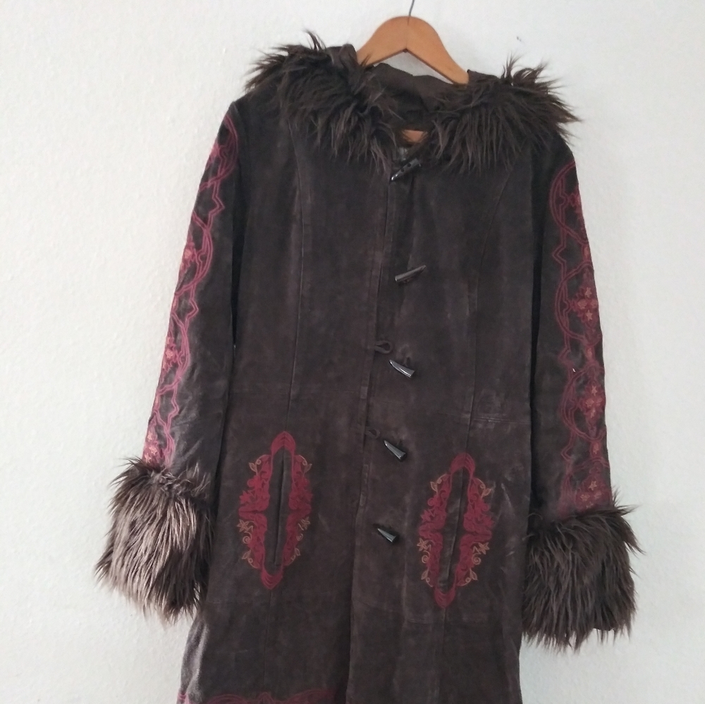Long Leather coat